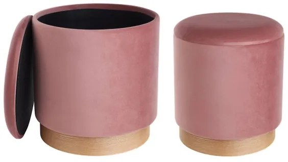 Eglo 424031 - SADA 2x Taburet MASHIKE pr. 30,5/37 cm ružová