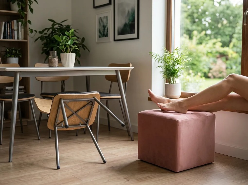 Staroružový taburet LORI VELVET