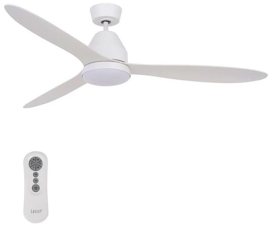 Lucci air 213043 - LED Stropný ventilátor WHITEHAVEN GX53/17W/230V biela + DO