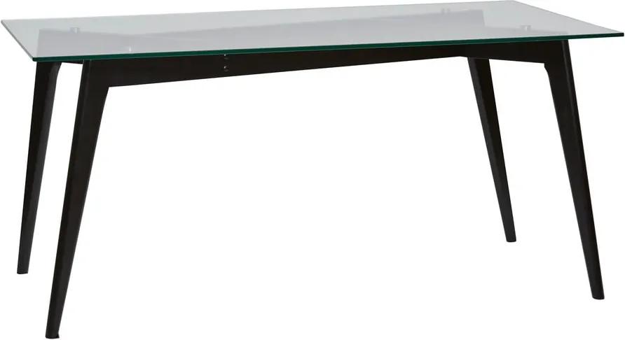 Jedálenský stôl s čiernymi nohami Marckeric Janis, 160 × 90 cm