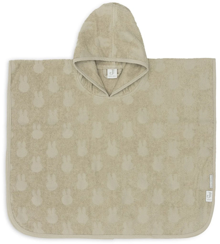 Osuška pončo Miffy Olive Green