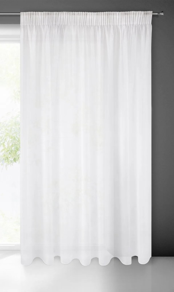 ZÁCLONA NA PÁSKE SYLVIA 135X270 CM BIELA