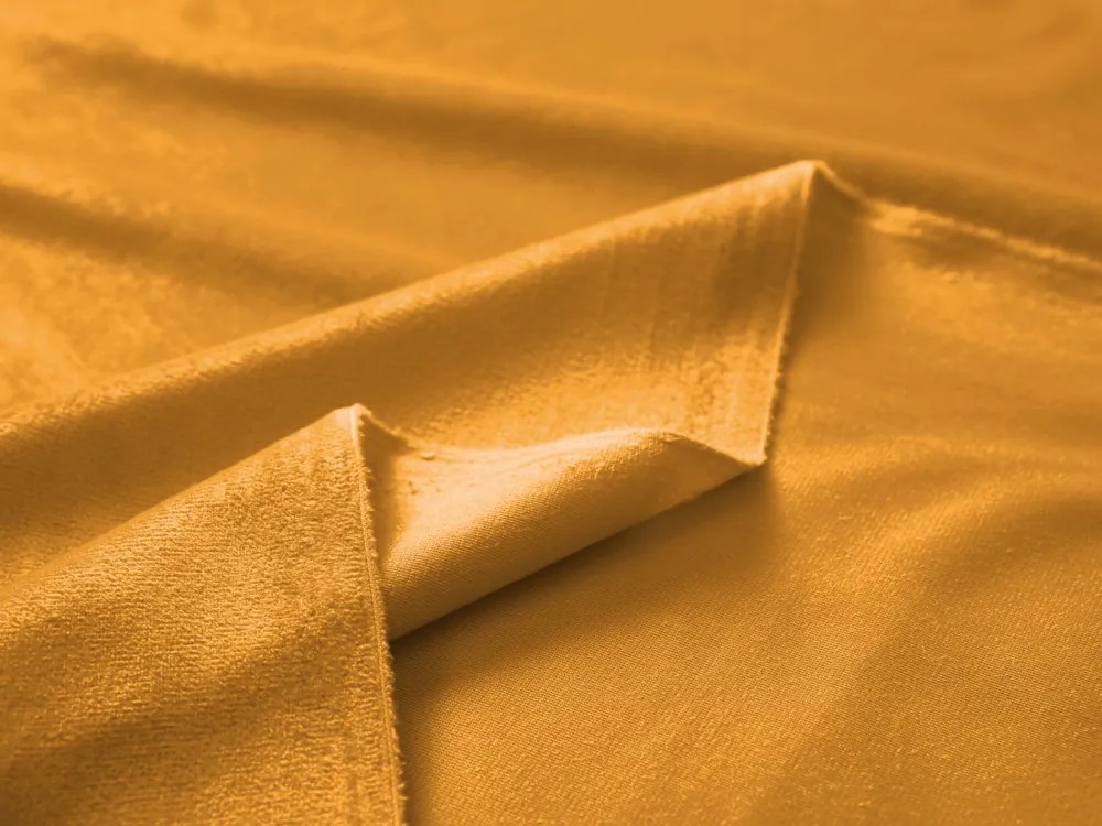 Zamatová látka Velvet Prémium SVP-008 Medová - šírka 280 cm