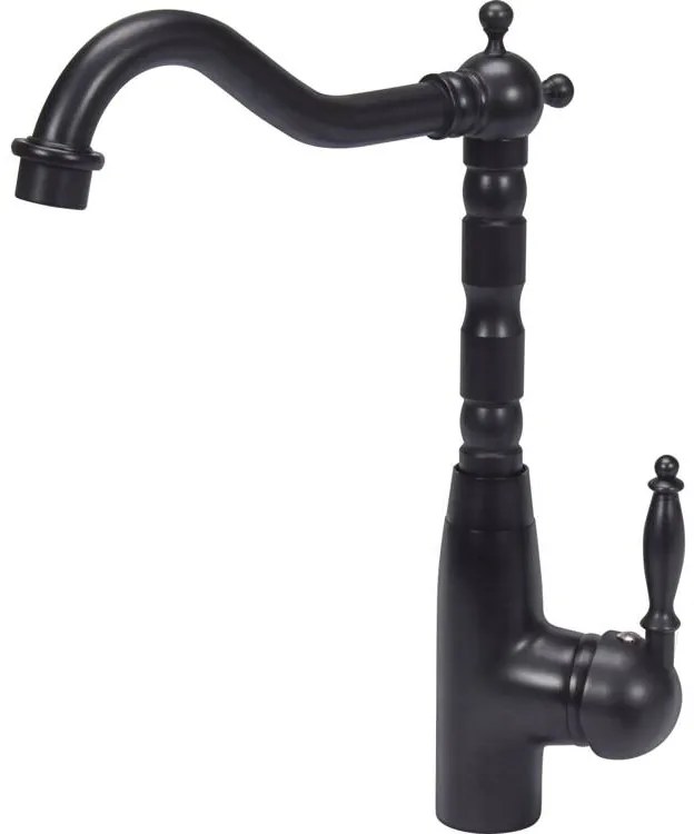 Kuchynská drezová batéria - RETRO Čierna 1