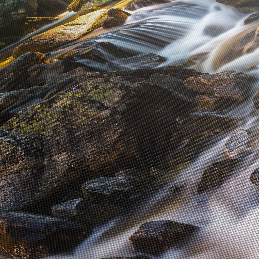 Obraz kamenistého potoku (120x50 cm)