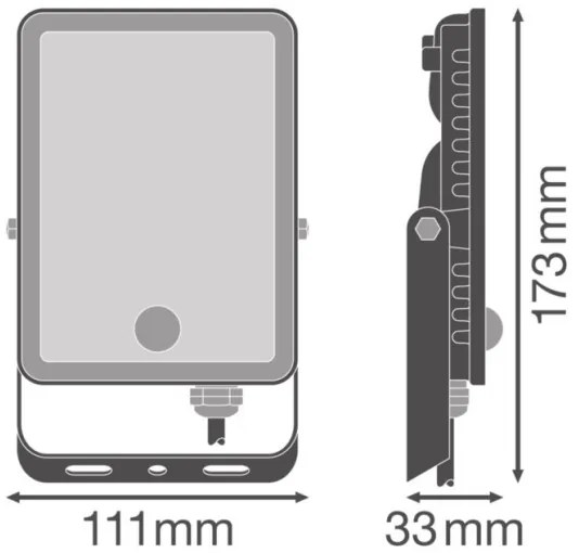 Ledvance - LED Vonkajší reflektor so senzorom FLOODLIGHT LED/20W/230V IP65