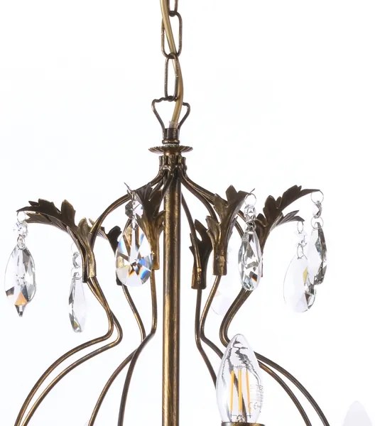 ONLI - Luster na reťazi TERESA 8xE14/6W/230V bronzová