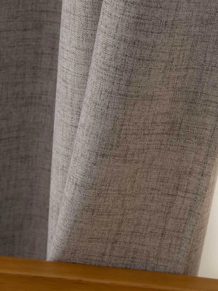 Závesy Zara sivá – 140 × 250 cm (2 ks)