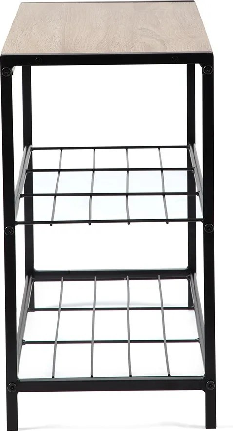 Noela Kovový botník s odkladacou plochou BINA SIMPLE 63