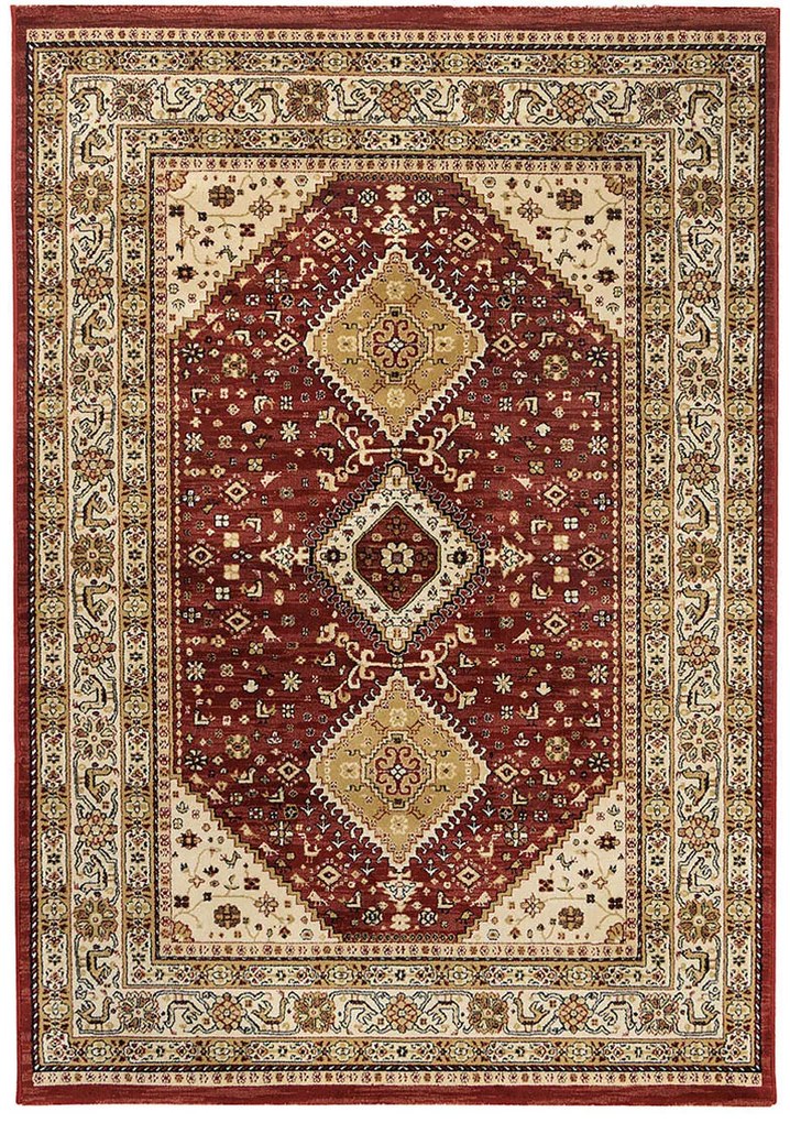 Koberce Breno Kusový koberec JENEEN 90/C78R, červená, viacfarebná,240 x 340 cm
