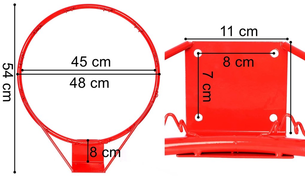 JAKS BASKETBALOVÝ KÔŠ 45CM TOSSER