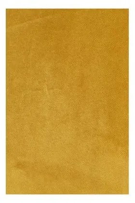 Žlté zamatové kreslo BePureHome Rodeo