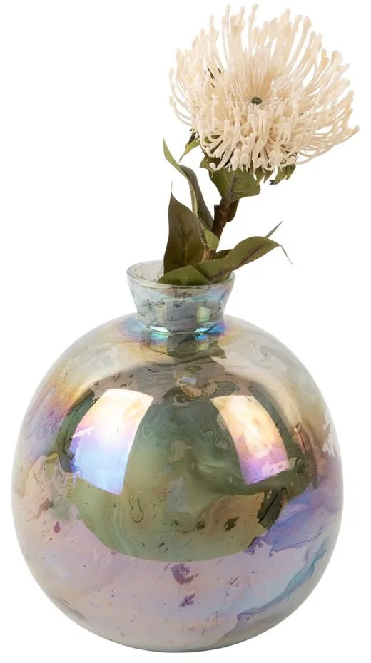 Sklenená ručne vyrobená váza (výška 26 cm) Melange – PT LIVING