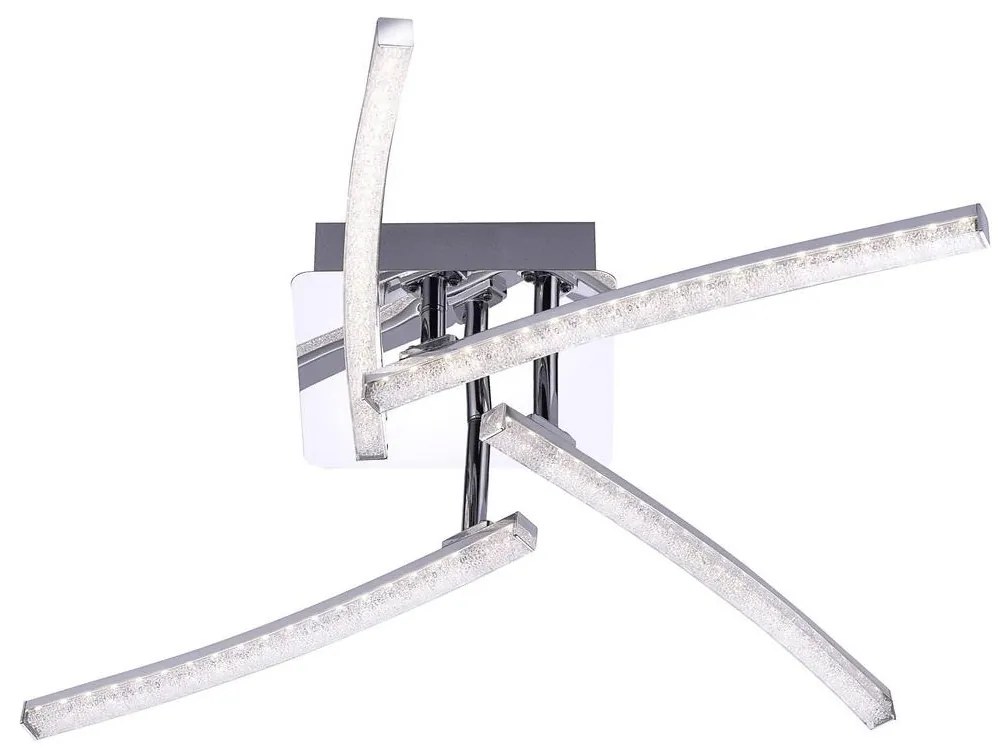 Leuchten Direkt 11291-17 - LED Prisadený luster SIMON 4xLED/3W/230V lesklý chróm