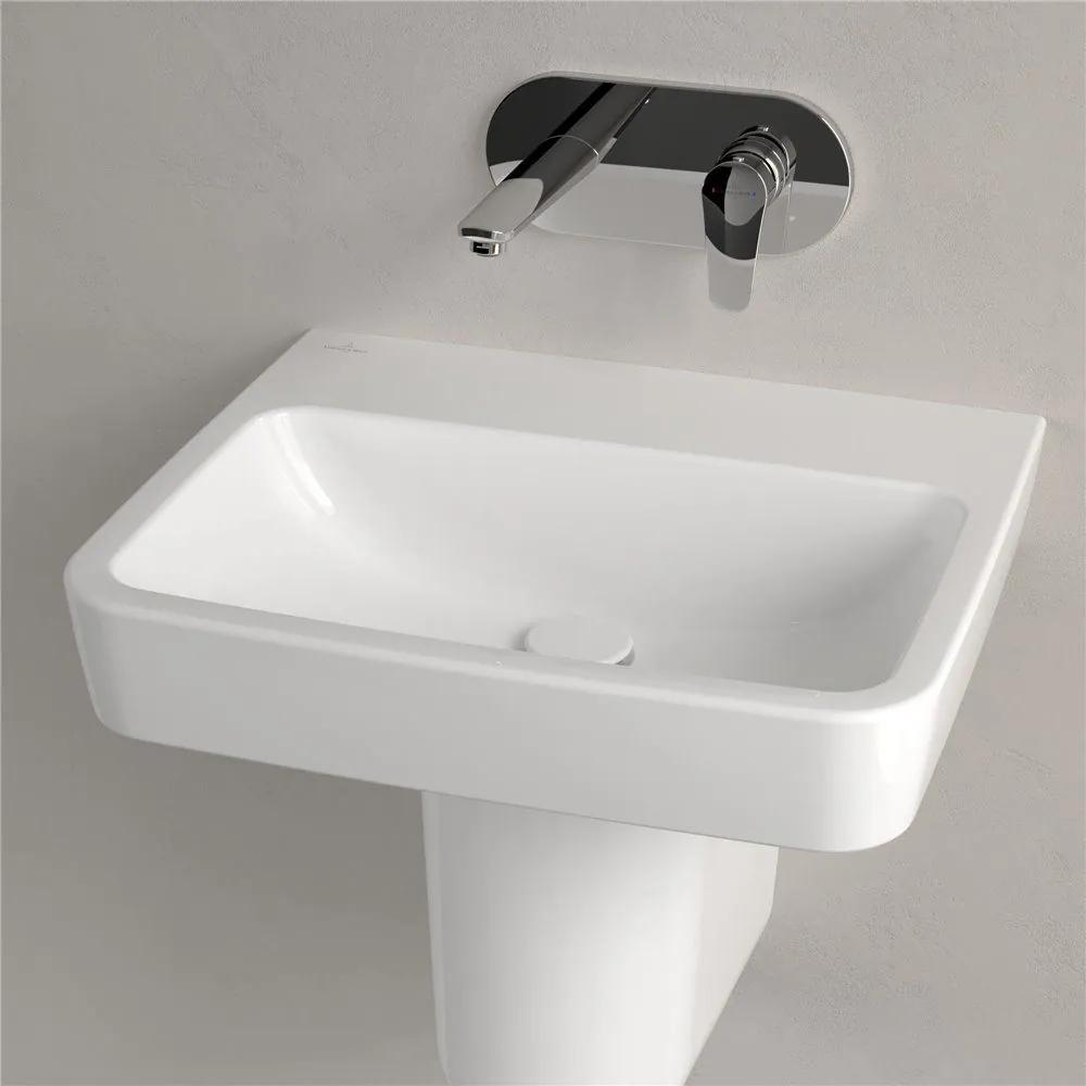 VILLEROY &amp; BOCH O.novo závesné umývadlo bez otvoru, bez prepadu, 550 x 460 mm, biela alpská, 4A415801