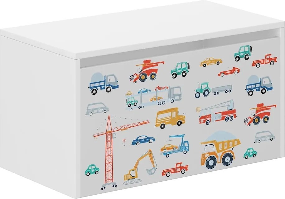 Wooden Toys KONTAJNER NA HRAČKY STROJOV
