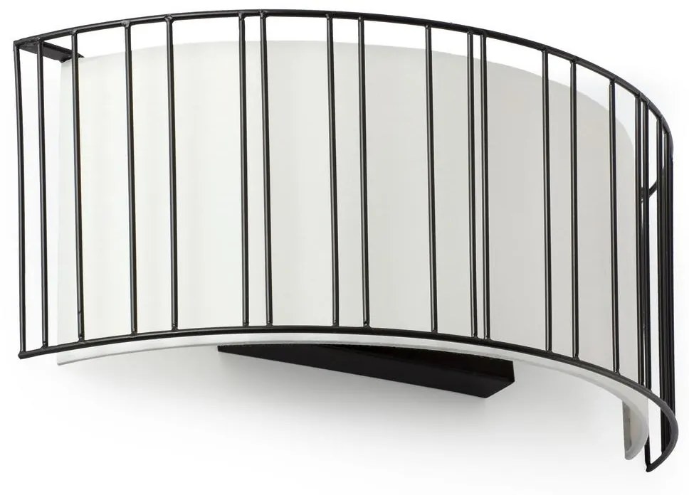 FARO 29310 - Nástenné svietidlo LINDA 2xE27/15W/100-240V biela/čierna