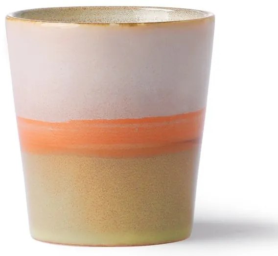 Farebný retro hrnček na kávu Mars - Ø 7,5 * 8cm