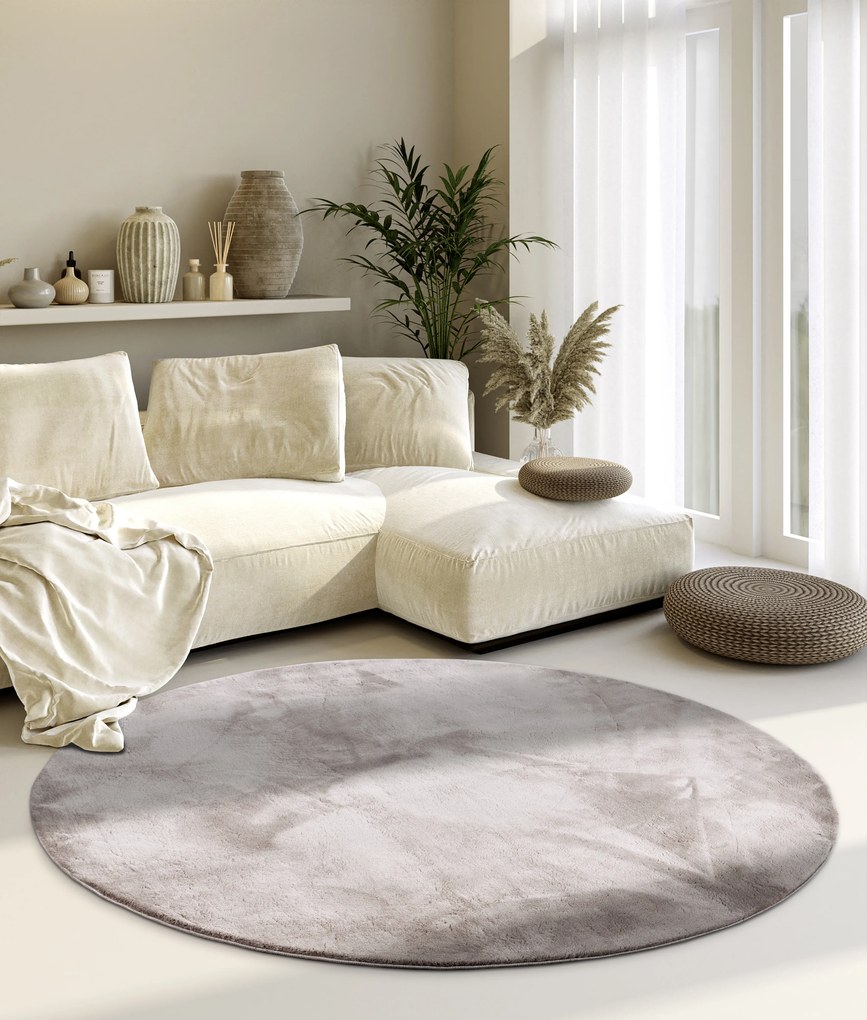 Villeroy & Boch Kusový koberec 106160 Grey kruh, 200x200 (priemer) kruh, šedá, obývacia izba