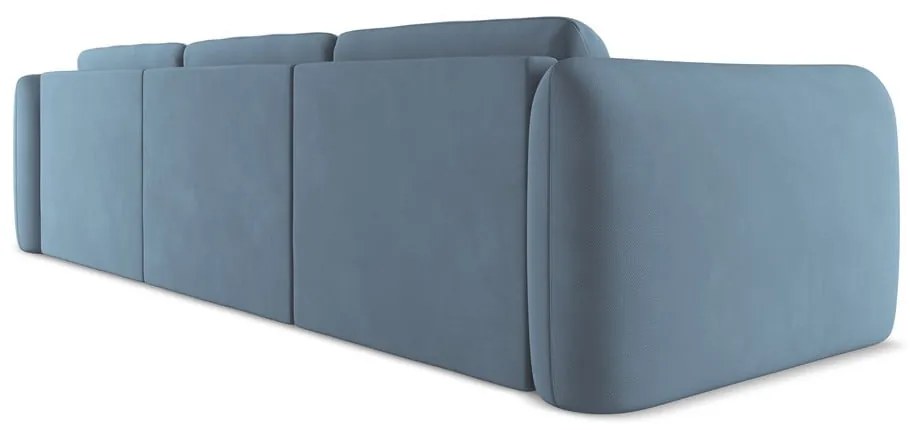 Svetlomodrá rohová pohovka (pravý roh) Hoku – Makamii