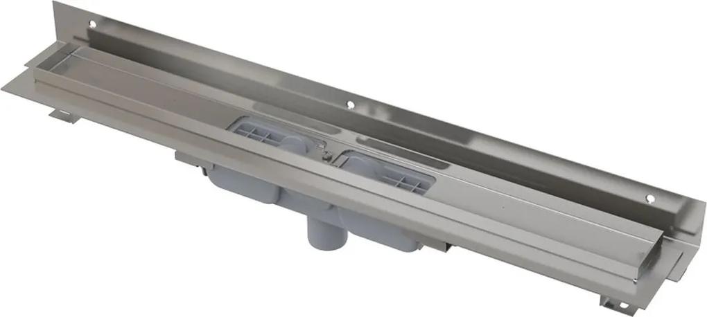 ALCAPLAST Flexible Low podlahový žľab 950 mm s okrajom pre perforovaný rošt APZ1104-950