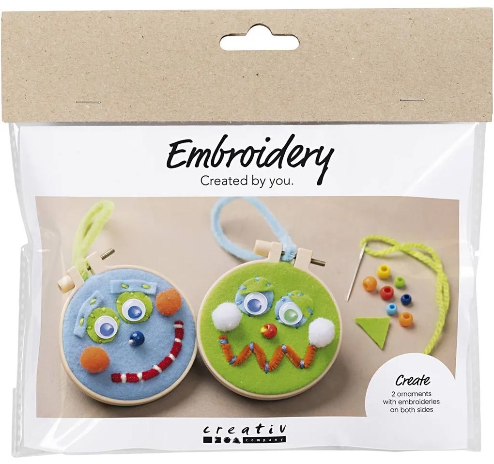 Kreatívna sada Vyšívanie smajlíkov