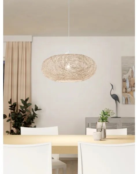 Eglo 93374 - Závesné svietidlo CAMPILO 1xE27/60W/230V