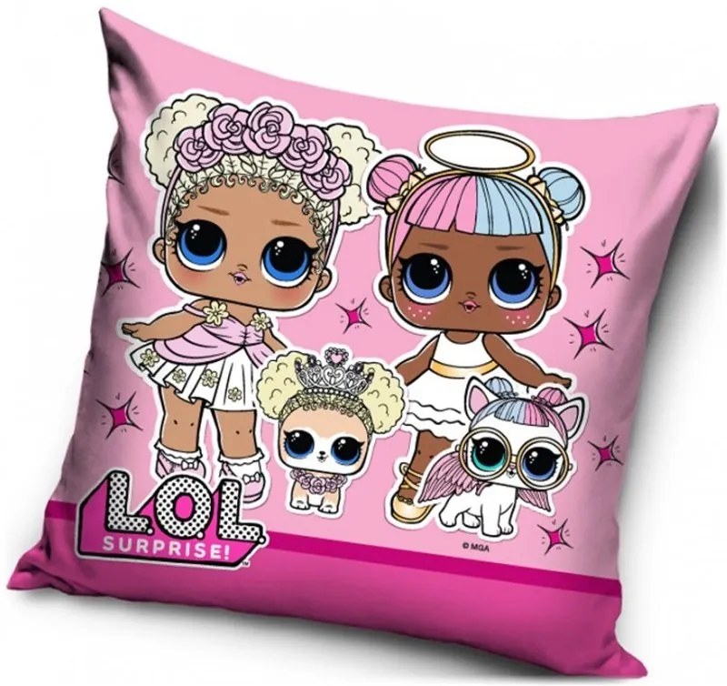Vankúš L.O.L. Surprise - motív Maznáčikovia - 40 x 40 cm