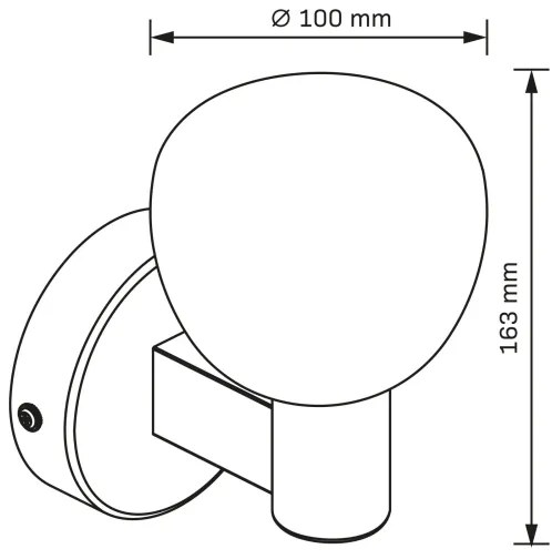Kúpeľňové nástenné svietidlo POLA 1xG9/5W/230V IP44 čierne/číre