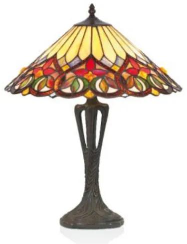 Tiffany lampa stolová BRIGHT 42*Ø25