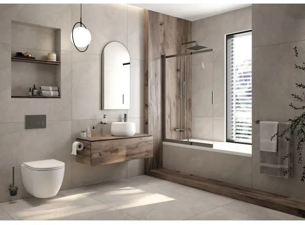 Deante CGRD6ZPW - Závesné WC s sedátkom SoftClose ROUND keramika/biela