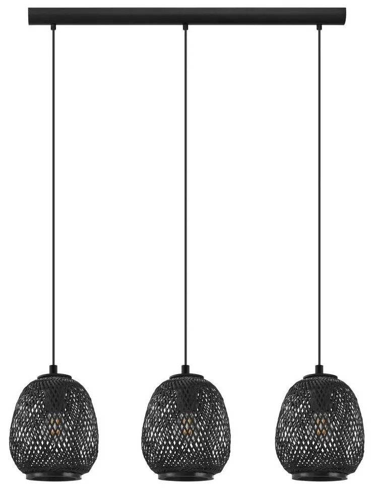 Eglo 43266 - Luster na lanku DEMBLEBY 1 3xE27/40W/230V