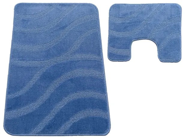 Sada kúpeľňových koberčekov Montana Symphony Blue