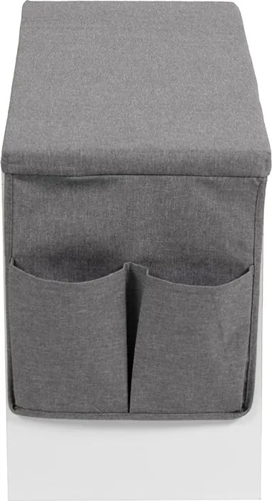 Noela Botník s 2 šuplíkmi a penovým sedákom biely SEDO 80