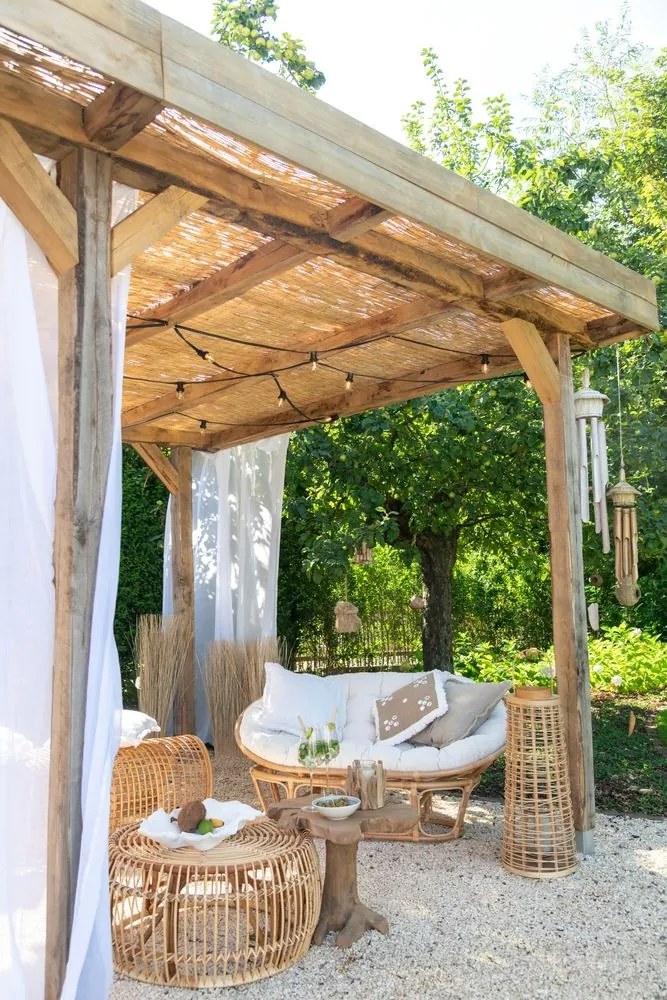 Prírodná oválna ratanová pohovka Roni Rattan Natural - 173*110*75 cm