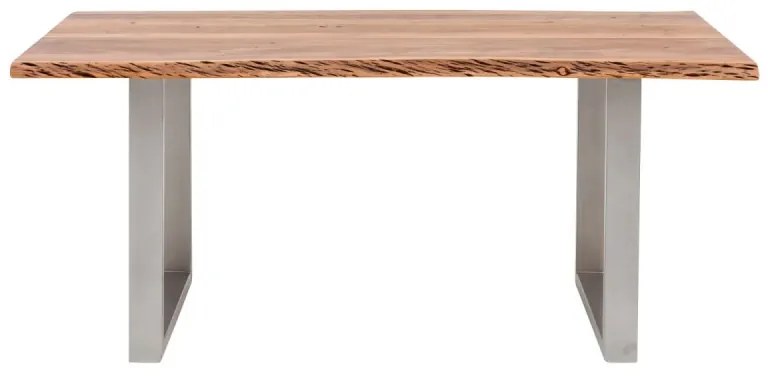 furniture-nabytek.cz - Akátový stříbrný jídelní stůl Bullwer 200x100 cm