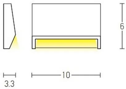 Zambelis E181 - Vonkajšie schodiskové svietidlo LED/1,5W/230V IP54 antracit