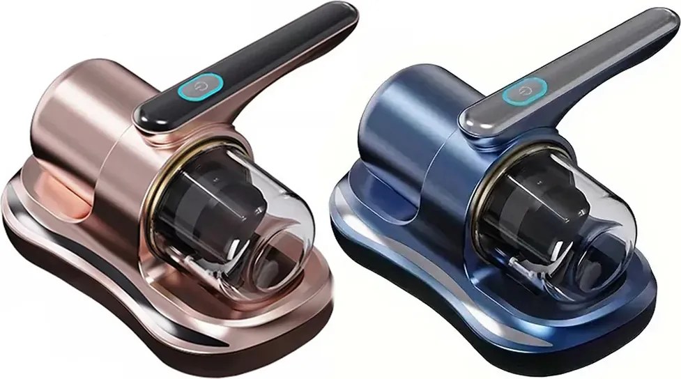 VERK Bezvreckový ručný vysávač na roztoče s protialergickým filtrom a UV svetlom - bronzový