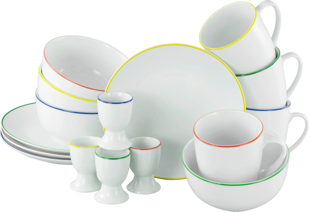 XXXLutz RAŇAJKOVÁ SÚPRAVA porcelán keramika Creatable - Jedálenské sety - 007768059001