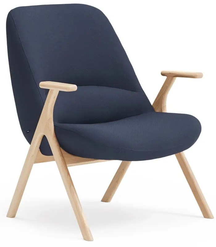 Tmavomodré kreslo Dins – Teulat