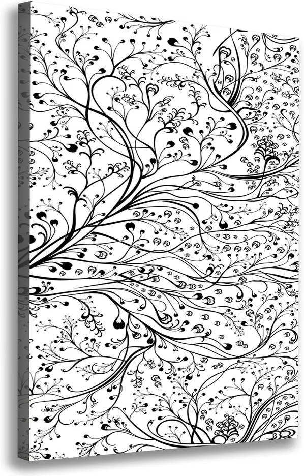 Moderný obraz canvas na ráme Kvetinový vzor pl-oc-70x100-f-96641652