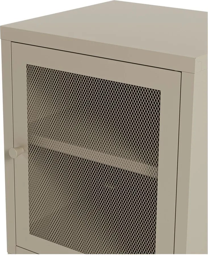 Krémovobiely nočný stolík Fayna – Marckeric