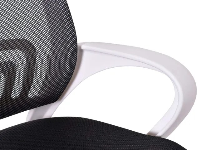Kancelárska stolička BIANCO čierna / biela