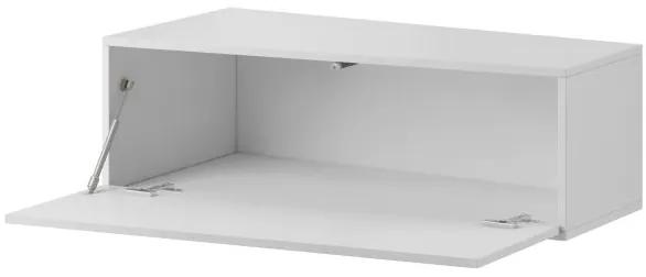 Televízny stolík Cama VIGO SLANT 90 biela/biely lesk