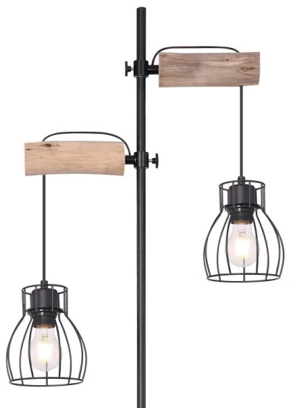 Globo 15326-2SN - Stojacia lampa MINA 2xE27/40W/230V