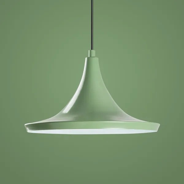 Luster na lanku TOM 1xE27/40W/230V zelená