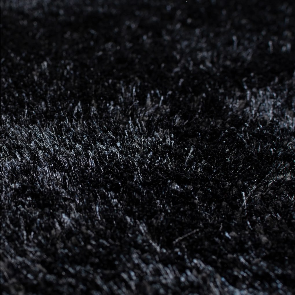 Flair Rugs koberce Kusový koberec Indulgence Velvet Black - 120x170 cm