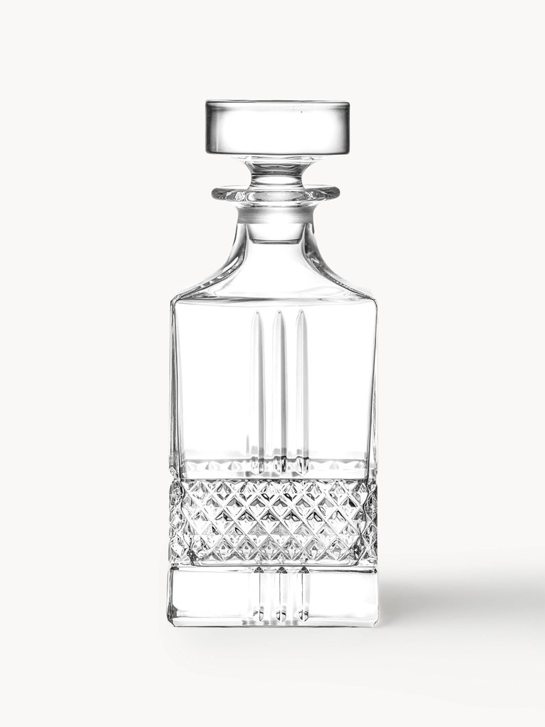 Krištáľová karafa's reliéfnym vzorom Calicavino, 850 ml