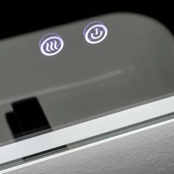 Brilagi - LED stmievateľné vyhrievané kúpeľňové zrkadlo s podsvietením BELLA LED/19W/230V 60x90 cm IP44