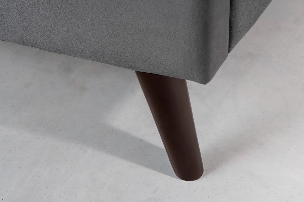 Posteľ Zeno roky 160x200cm tmavosivá